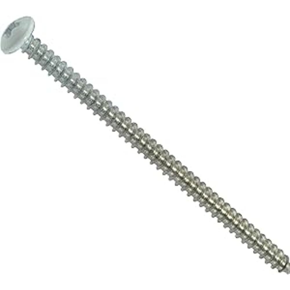 NWT Midwest Hard-to-Find Fastener White Phillips Pan Sheet Metal Screws